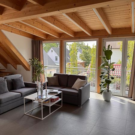 Moderne Ferienunterkunft/Wohnung Burgthann Exterior foto